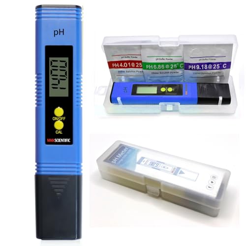 MMK SCIENTIFIC【日本メーカー】デジタルpHメーター MK-02 汎用タイプ 3点手動校正 校正剤・取扱説明書付属 １年保証